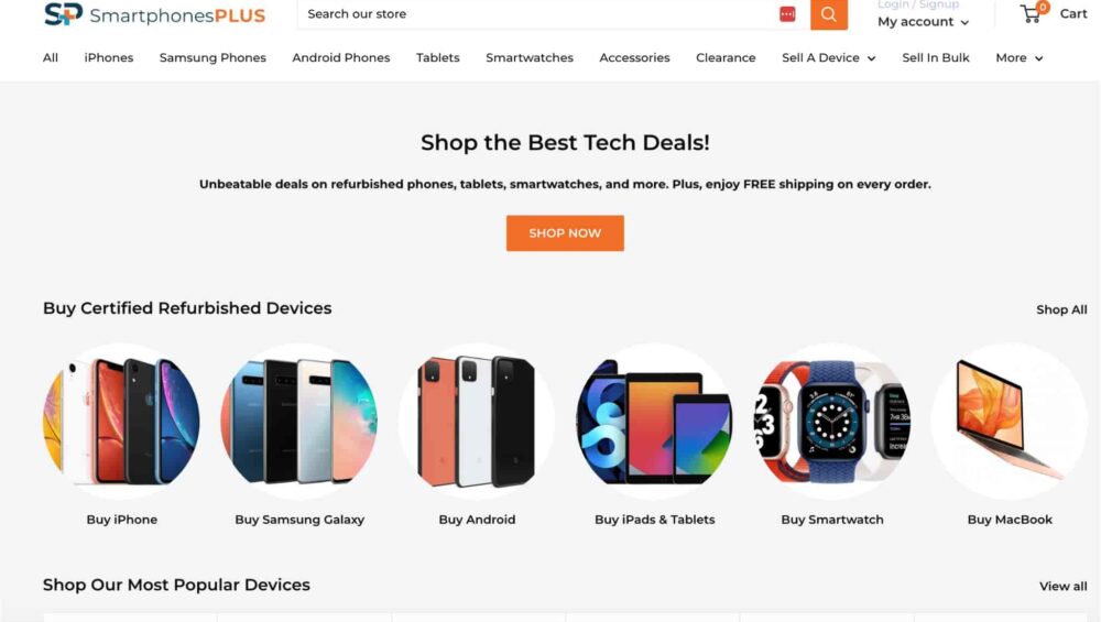 Shop SmartphonesPLUS Online