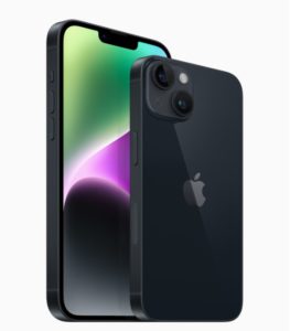 iPhone 14 in Midnight shade