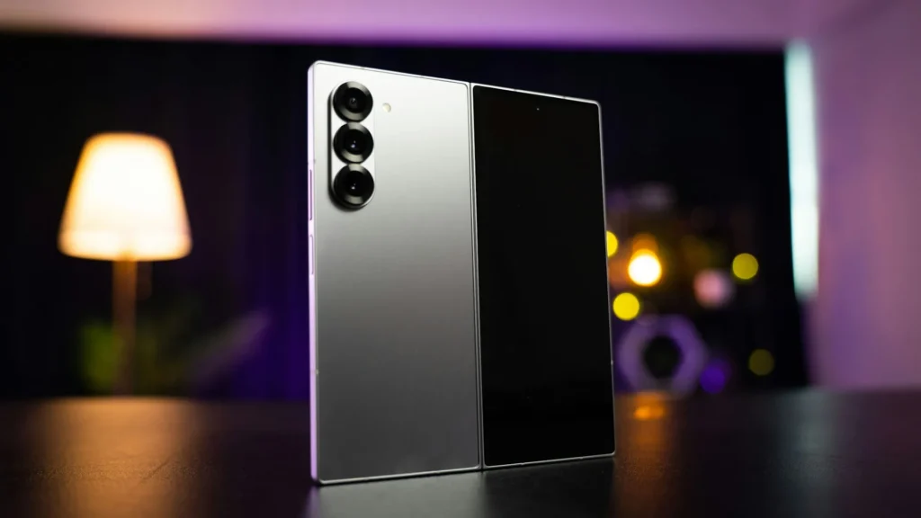 Grey Samsung Z Fold 6