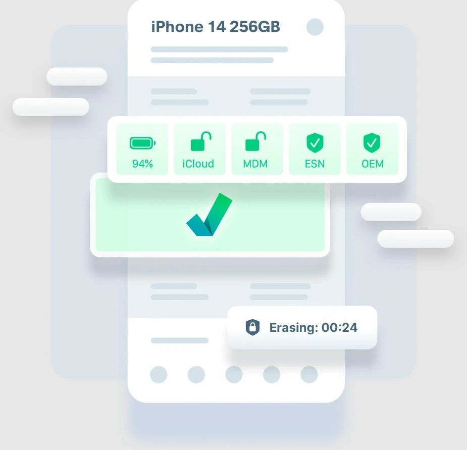 Phonecheck Factory Reset